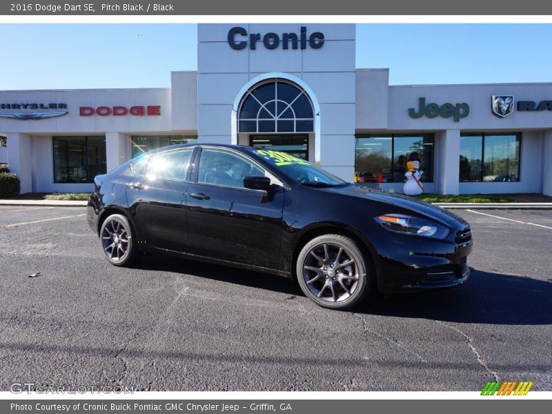 Pitch Black / Black 2016 Dodge Dart SE