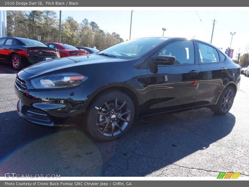 Pitch Black / Black 2016 Dodge Dart SE