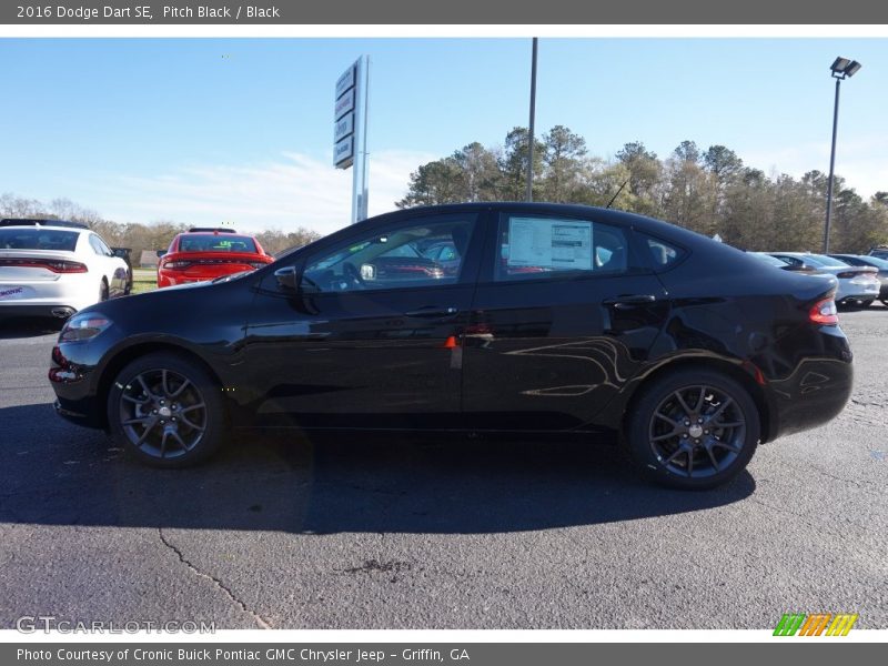 Pitch Black / Black 2016 Dodge Dart SE