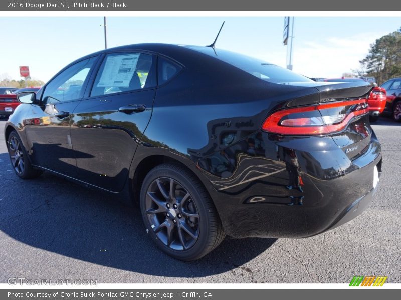 Pitch Black / Black 2016 Dodge Dart SE