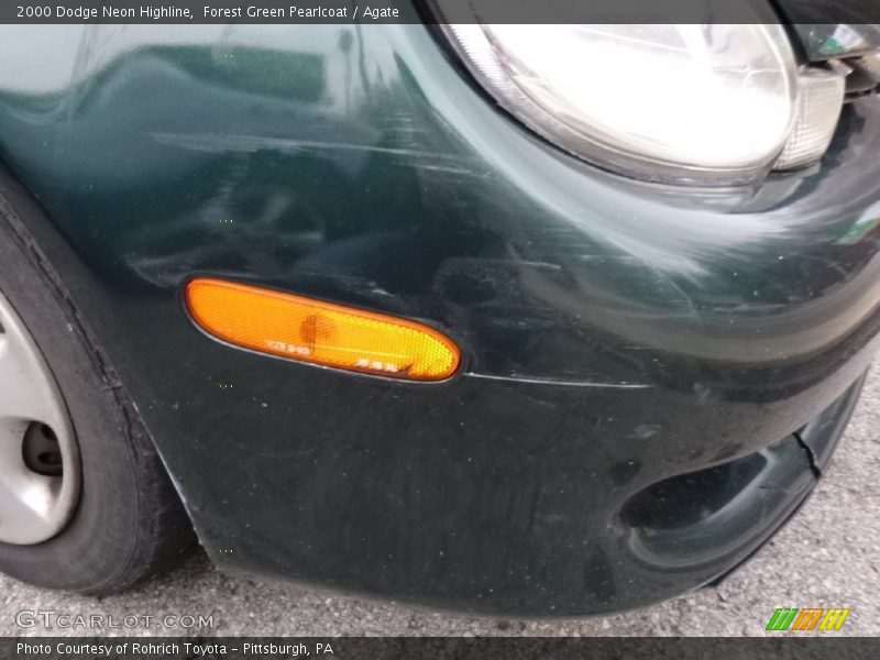 Forest Green Pearlcoat / Agate 2000 Dodge Neon Highline