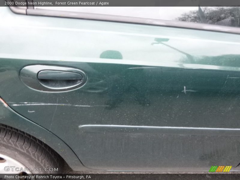 Forest Green Pearlcoat / Agate 2000 Dodge Neon Highline