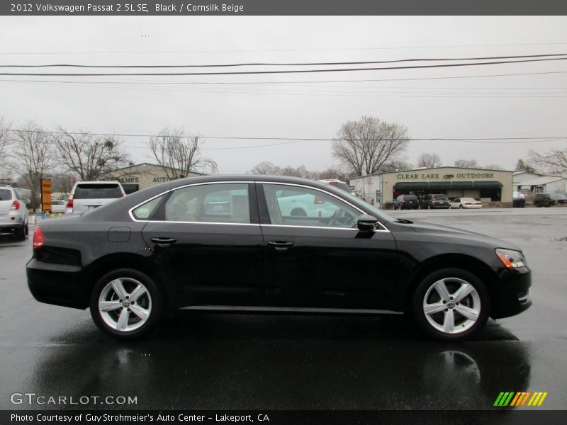 Black / Cornsilk Beige 2012 Volkswagen Passat 2.5L SE