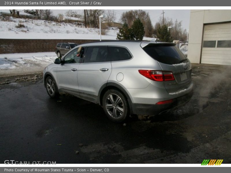 Circuit Silver / Gray 2014 Hyundai Santa Fe Limited AWD