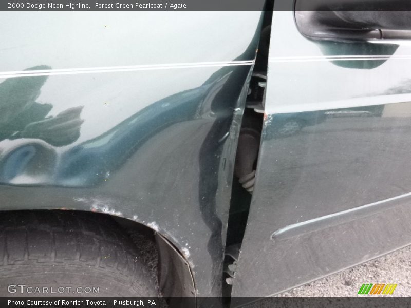 Forest Green Pearlcoat / Agate 2000 Dodge Neon Highline