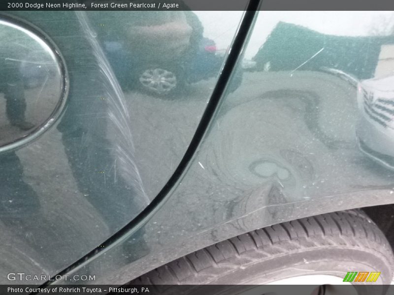 Forest Green Pearlcoat / Agate 2000 Dodge Neon Highline