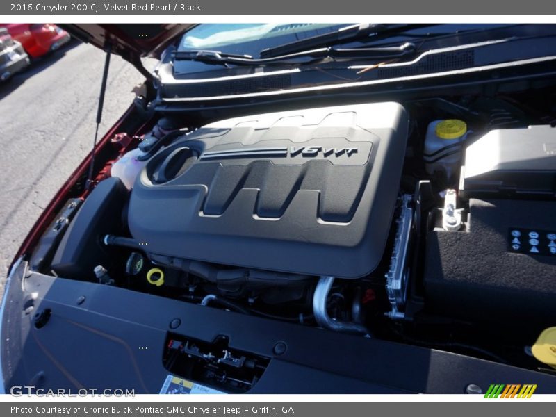 Velvet Red Pearl / Black 2016 Chrysler 200 C