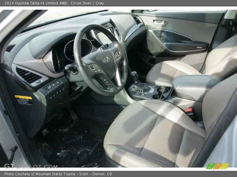 Circuit Silver / Gray 2014 Hyundai Santa Fe Limited AWD