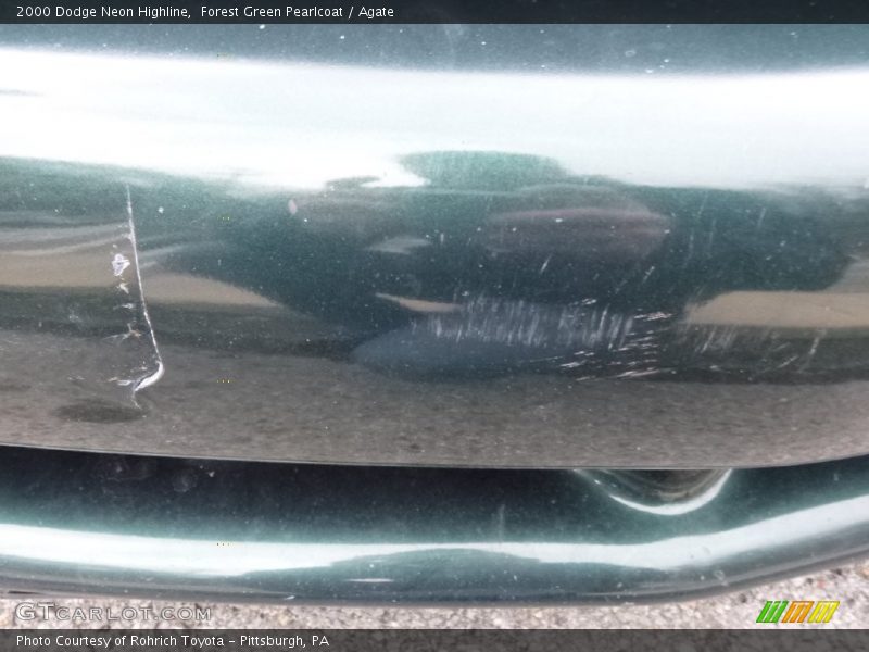 Forest Green Pearlcoat / Agate 2000 Dodge Neon Highline