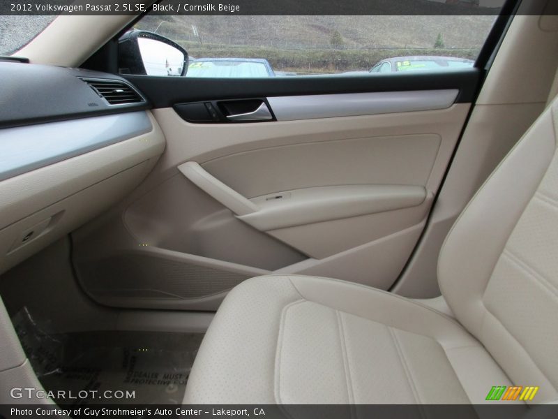 Black / Cornsilk Beige 2012 Volkswagen Passat 2.5L SE