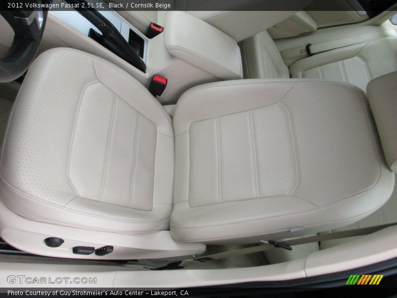 Black / Cornsilk Beige 2012 Volkswagen Passat 2.5L SE