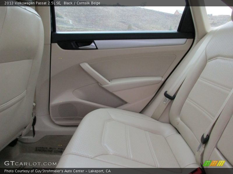 Black / Cornsilk Beige 2012 Volkswagen Passat 2.5L SE
