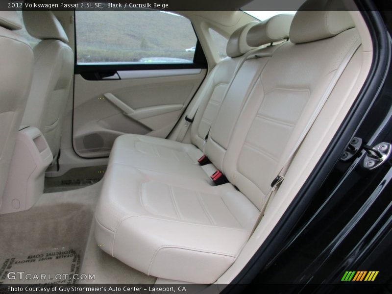 Black / Cornsilk Beige 2012 Volkswagen Passat 2.5L SE