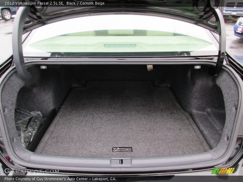 Black / Cornsilk Beige 2012 Volkswagen Passat 2.5L SE