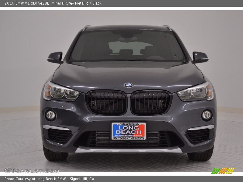 Mineral Grey Metallic / Black 2016 BMW X1 xDrive28i