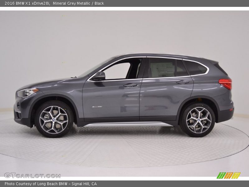 Mineral Grey Metallic / Black 2016 BMW X1 xDrive28i