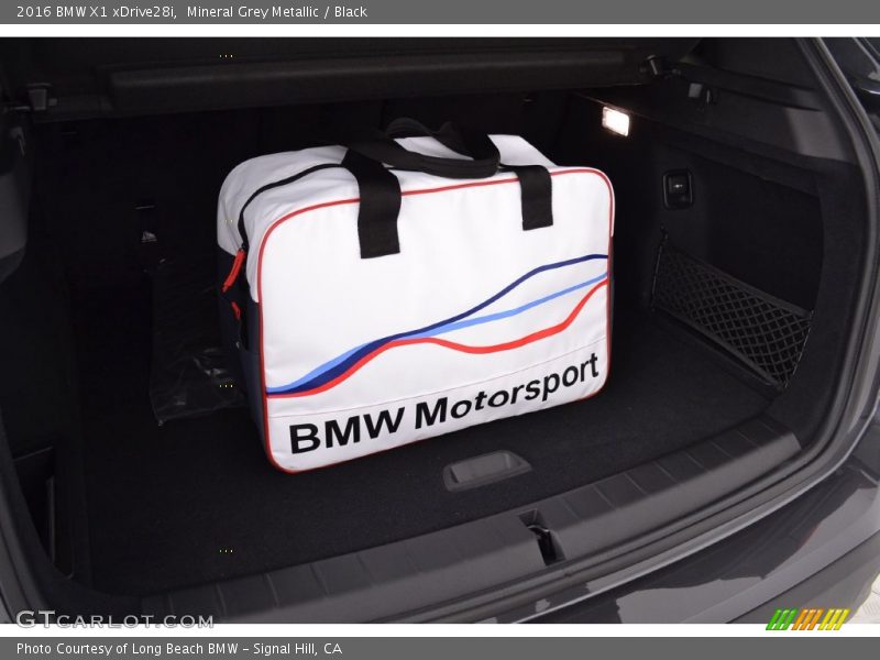 Mineral Grey Metallic / Black 2016 BMW X1 xDrive28i