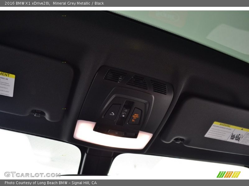 Mineral Grey Metallic / Black 2016 BMW X1 xDrive28i