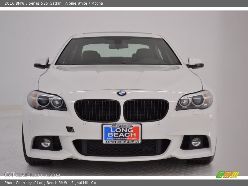 Alpine White / Mocha 2016 BMW 5 Series 535i Sedan