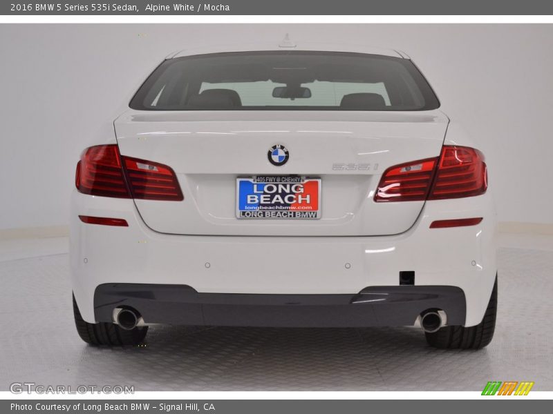 Alpine White / Mocha 2016 BMW 5 Series 535i Sedan