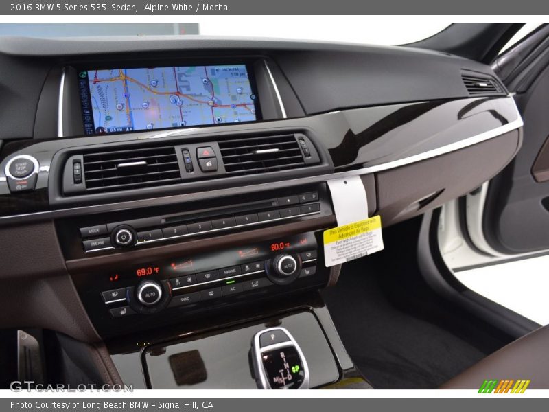 Alpine White / Mocha 2016 BMW 5 Series 535i Sedan