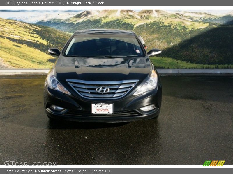 Midnight Black / Black 2013 Hyundai Sonata Limited 2.0T