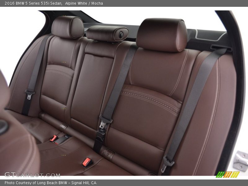 Rear Seat of 2016 5 Series 535i Sedan