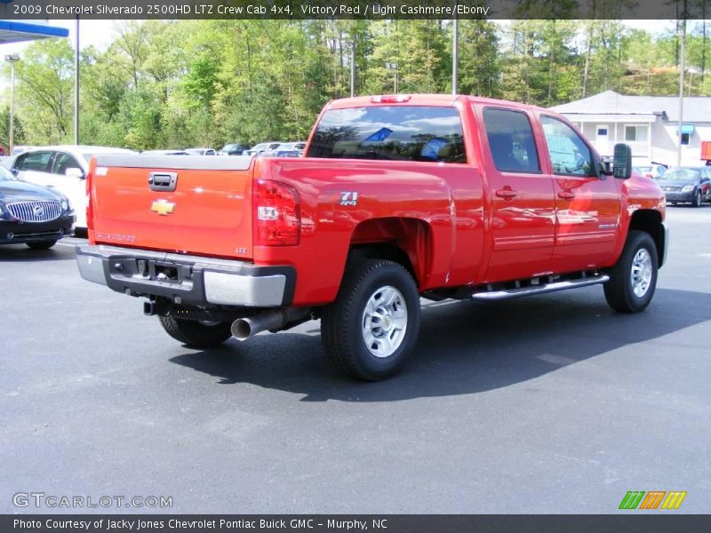 Victory Red / Light Cashmere/Ebony 2009 Chevrolet Silverado 2500HD LTZ Crew Cab 4x4