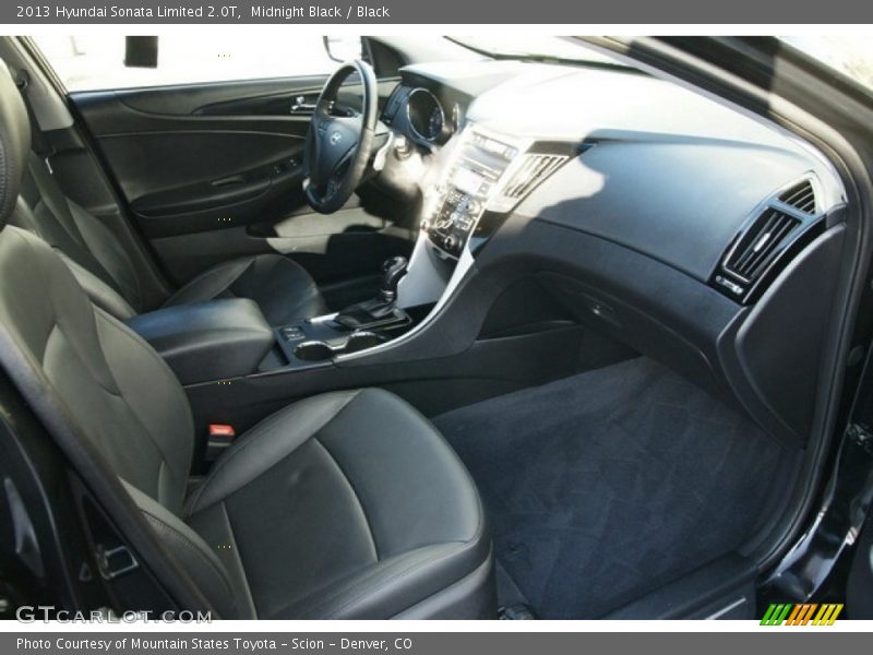 Midnight Black / Black 2013 Hyundai Sonata Limited 2.0T