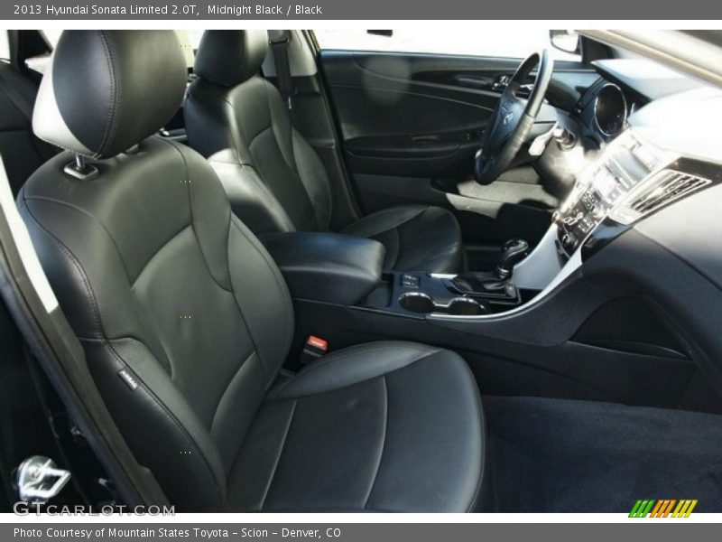 Midnight Black / Black 2013 Hyundai Sonata Limited 2.0T