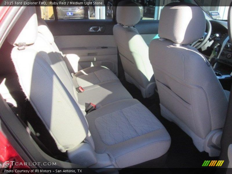 Ruby Red / Medium Light Stone 2015 Ford Explorer FWD