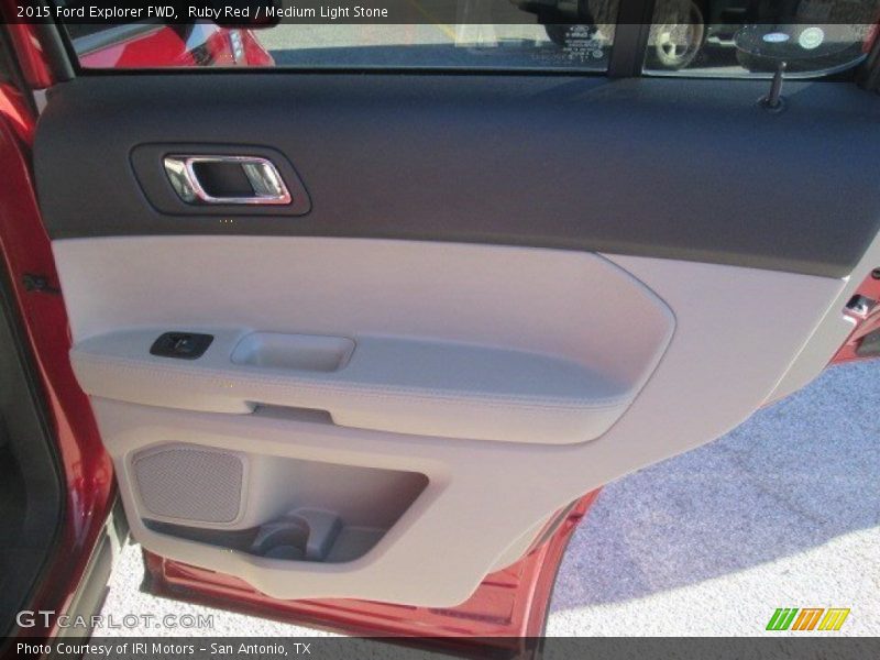 Ruby Red / Medium Light Stone 2015 Ford Explorer FWD