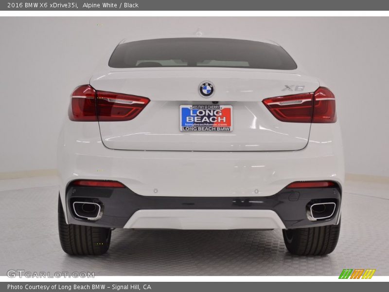 Alpine White / Black 2016 BMW X6 xDrive35i