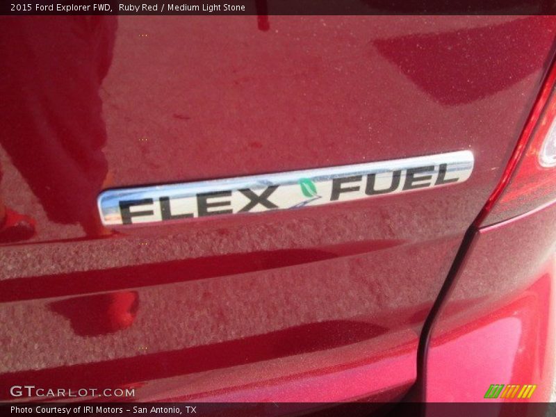 Ruby Red / Medium Light Stone 2015 Ford Explorer FWD