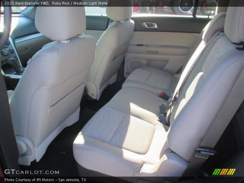 Ruby Red / Medium Light Stone 2015 Ford Explorer FWD