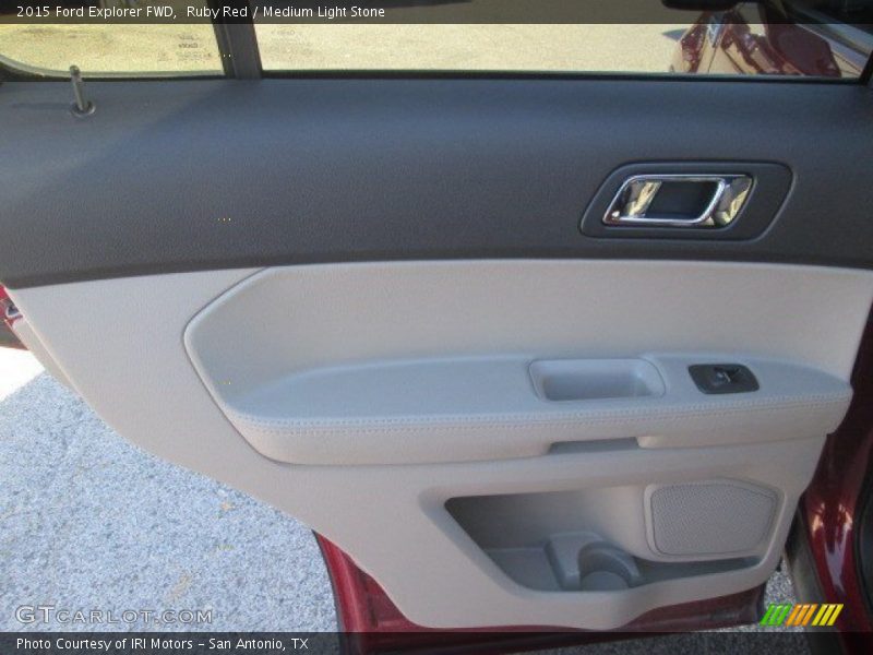 Ruby Red / Medium Light Stone 2015 Ford Explorer FWD