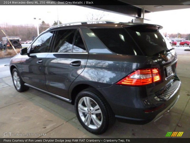 Steel Grey Metallic / Black 2014 Mercedes-Benz ML 350 4Matic