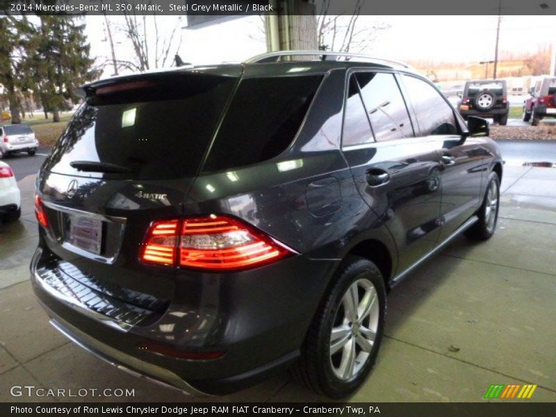 Steel Grey Metallic / Black 2014 Mercedes-Benz ML 350 4Matic