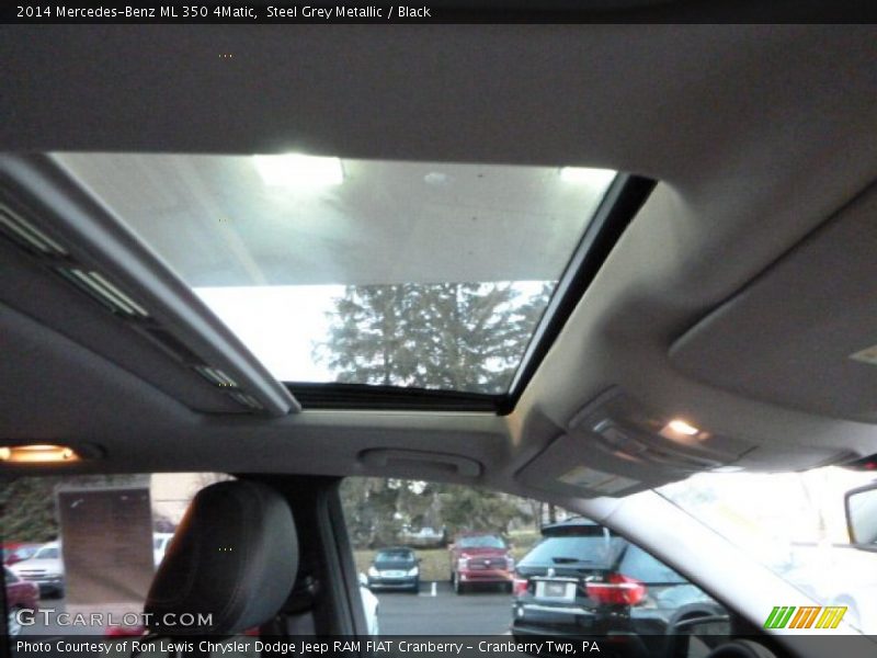 Steel Grey Metallic / Black 2014 Mercedes-Benz ML 350 4Matic