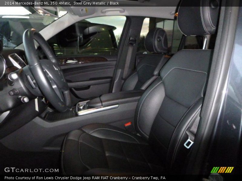Steel Grey Metallic / Black 2014 Mercedes-Benz ML 350 4Matic