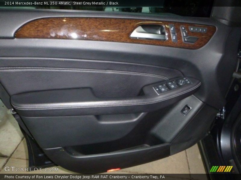 Steel Grey Metallic / Black 2014 Mercedes-Benz ML 350 4Matic