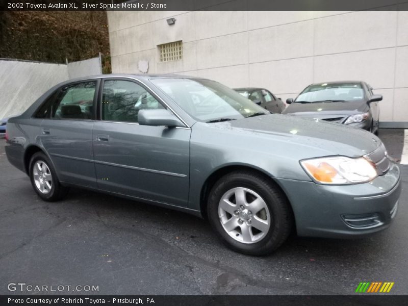 Silver Spruce Metallic / Stone 2002 Toyota Avalon XL