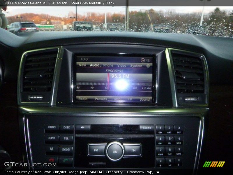 Steel Grey Metallic / Black 2014 Mercedes-Benz ML 350 4Matic