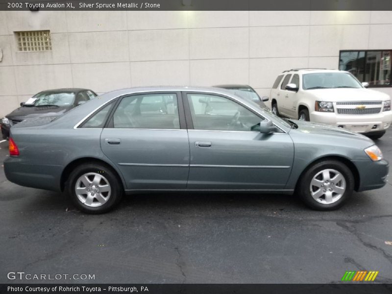 Silver Spruce Metallic / Stone 2002 Toyota Avalon XL