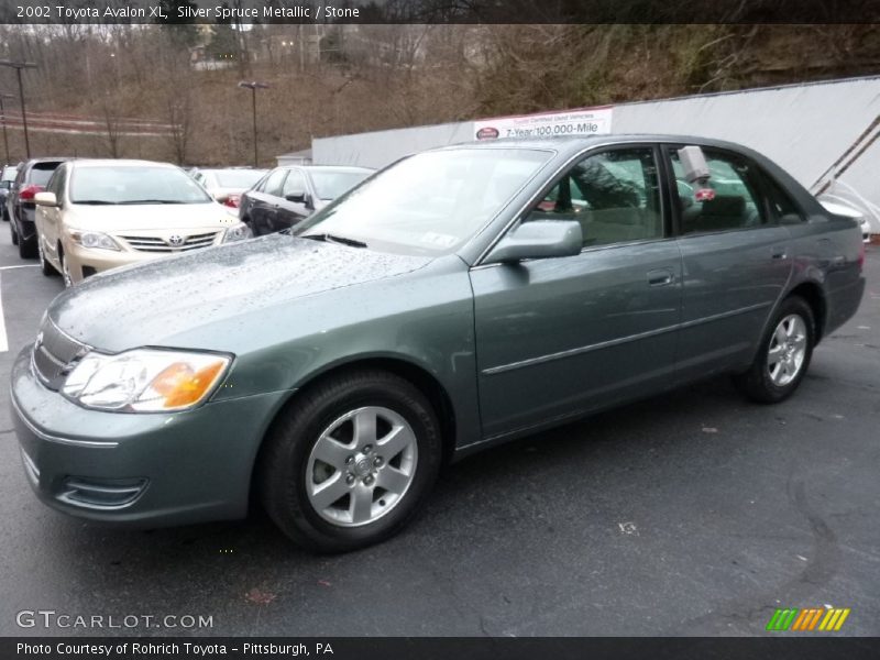 Silver Spruce Metallic / Stone 2002 Toyota Avalon XL