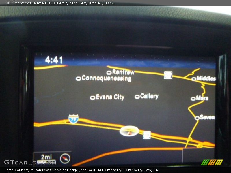 Steel Grey Metallic / Black 2014 Mercedes-Benz ML 350 4Matic