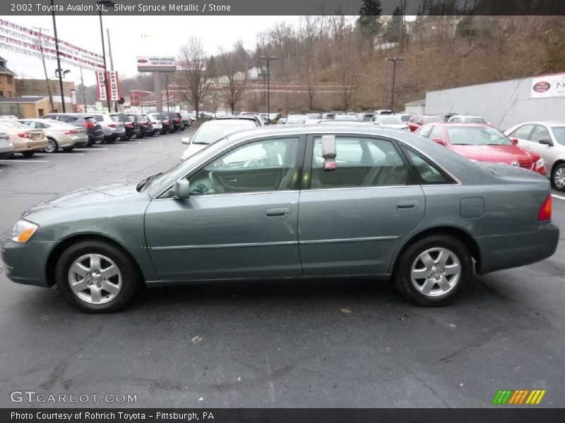 Silver Spruce Metallic / Stone 2002 Toyota Avalon XL