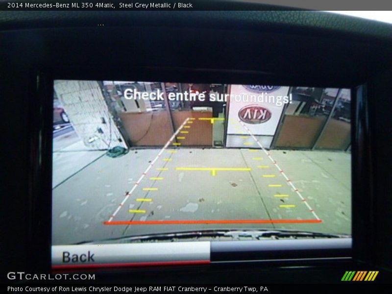 Steel Grey Metallic / Black 2014 Mercedes-Benz ML 350 4Matic