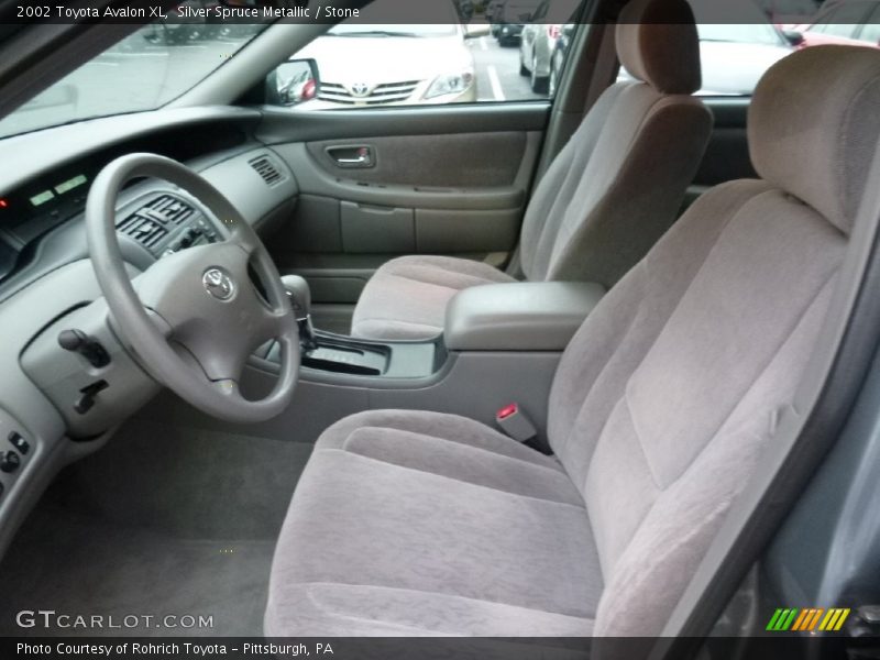 Silver Spruce Metallic / Stone 2002 Toyota Avalon XL