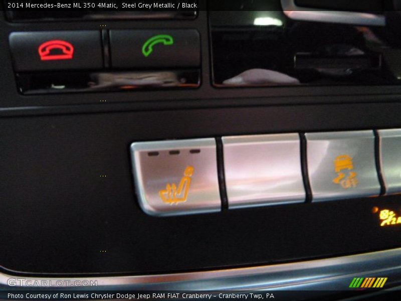 Steel Grey Metallic / Black 2014 Mercedes-Benz ML 350 4Matic